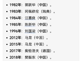 乒坛巅峰，乒乓球男子世界杯历届冠军全览