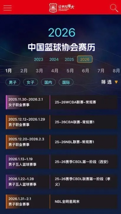 2026至2027赛季CBA什么时候开始?赛程安排与看点前瞻 2026至2027赛季CBA什么时候开始?赛程安排与看点前瞻