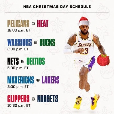紫金与金州的圣诞夜，2026年NBA圣诞大战，湖人vs勇士的宿命对决